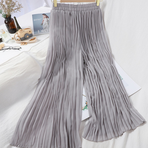 Redős női nadrág magas derékkal