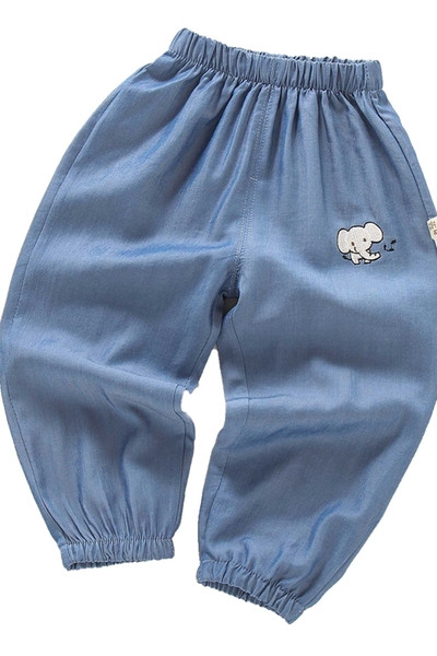 Alkalmi gyereknadrág rátéttel fiúknak és lányoknak