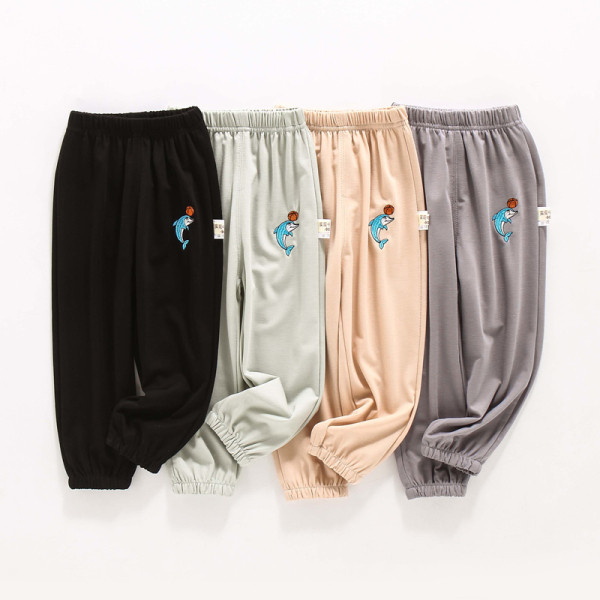 Alkalmi gyereknadrág rátéttel fiúknak és lányoknak