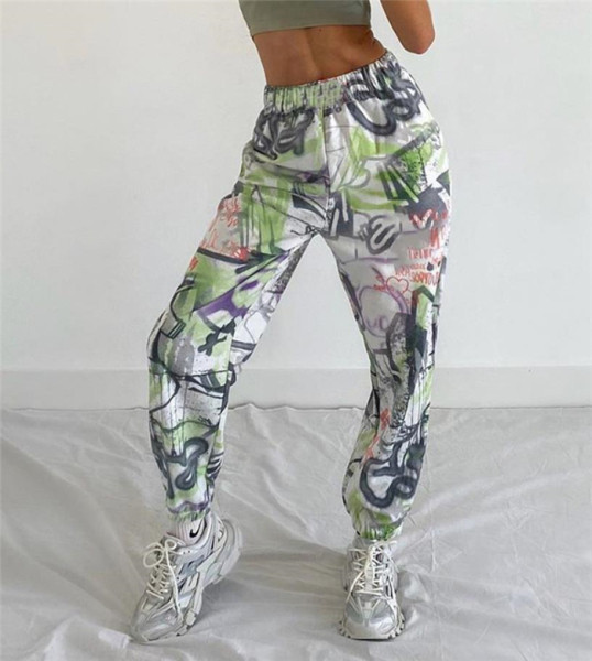 Hosszú nadrág elasztikus derékkal - széles modell