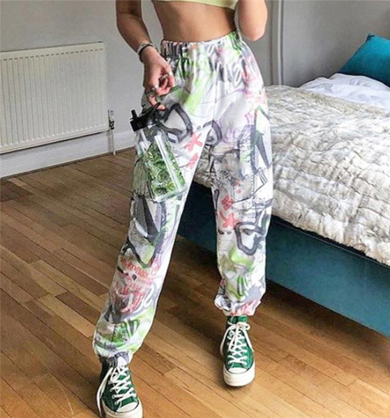 Hosszú nadrág elasztikus derékkal - széles modell