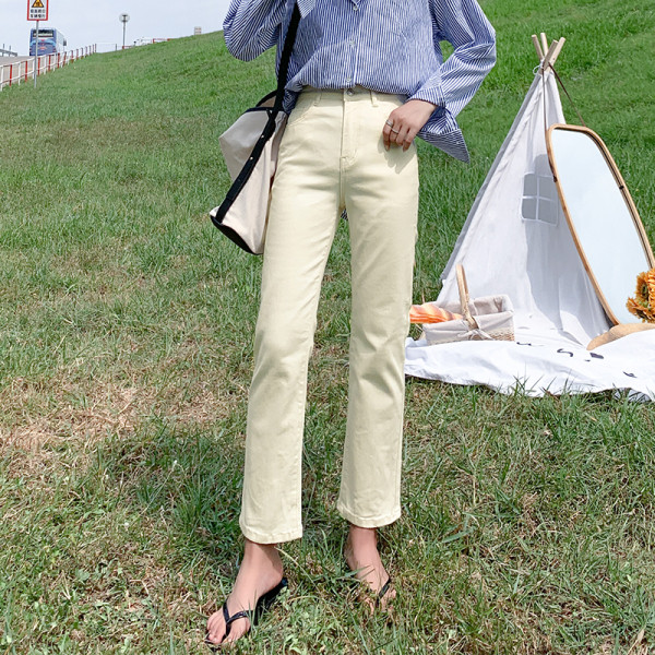 Női alkalmi hosszú nadrág - egyenes modell