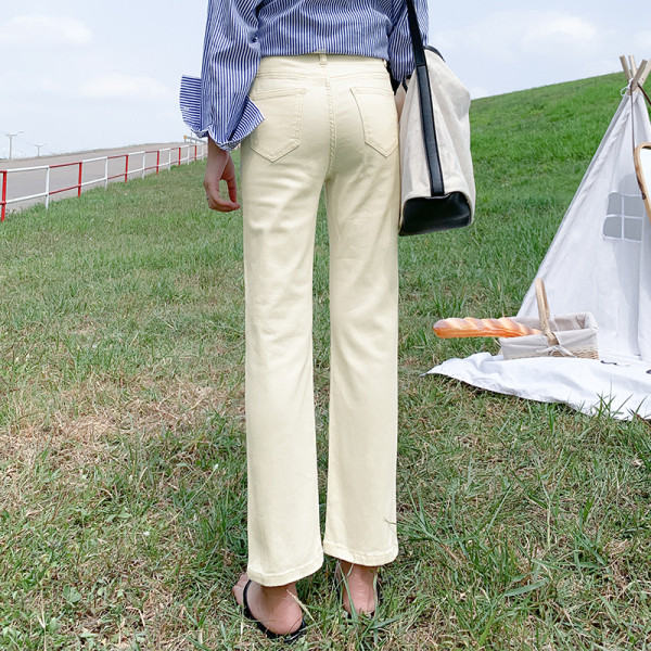 Női alkalmi hosszú nadrág - egyenes modell