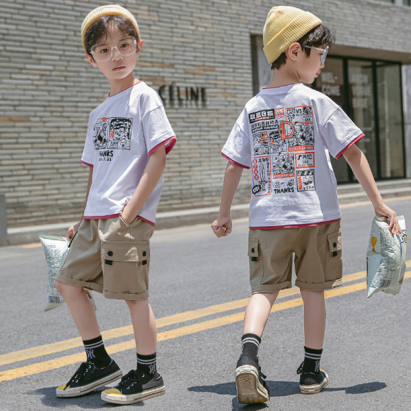 Napi gyerek szett fiú blúzhoz + 3/4 nadrág