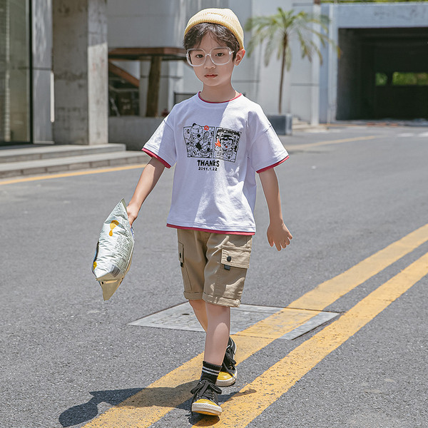 Napi gyerek szett fiú blúzhoz + 3/4 nadrág