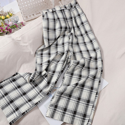 Alkalmi női széles nadrág magas derékkal - két modell