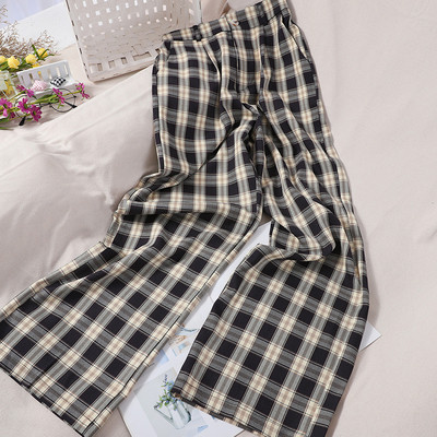 Alkalmi női széles nadrág magas derékkal - két modell