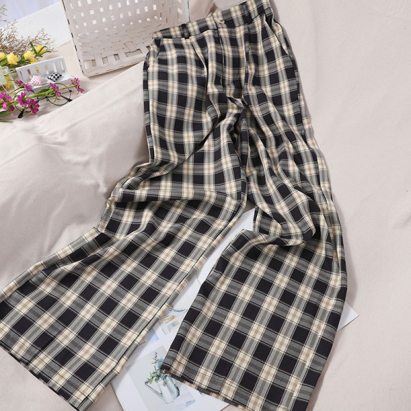 Alkalmi női széles nadrág magas derékkal - két modell