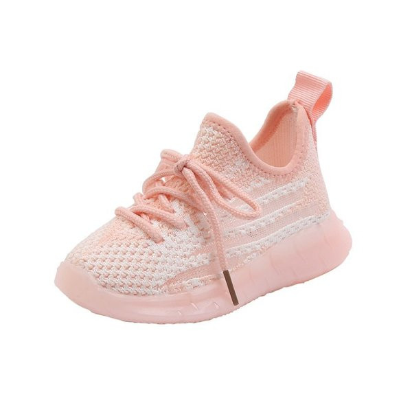 Sport és mindennapi világító gyerekcipők fűzővel