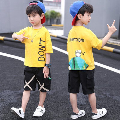 Új modell gyerek szett fiú blúzhoz + 3/4 nadrág