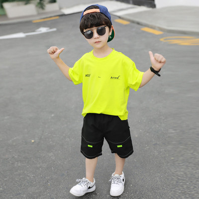 Napi gyerekkészlet fiúknak kétrészes nadrág + blúz