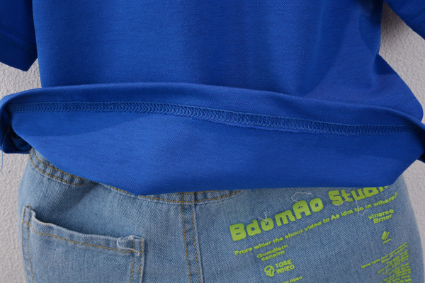 Napi gyerek szett fiúknak kétrészes farmer + blúz