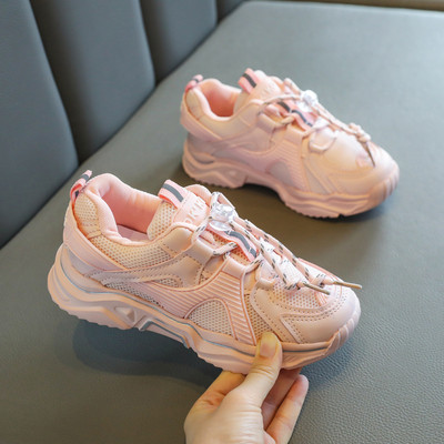 Αθλητικά και καθημερινά παιδικά αθλητικά παπούτσια με κορδόνια και παχιά σόλα