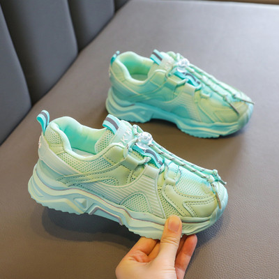 Αθλητικά και καθημερινά παιδικά αθλητικά παπούτσια με κορδόνια και παχιά σόλα