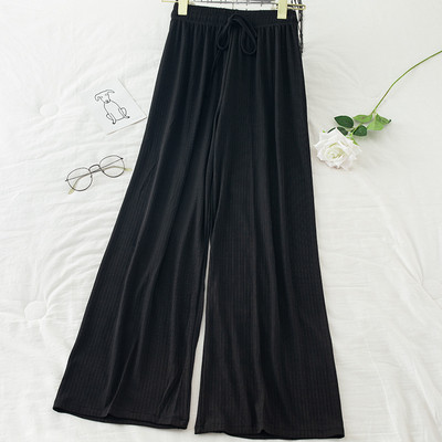 Naiste vabaaja pikad püksid elastse - laiad püksid