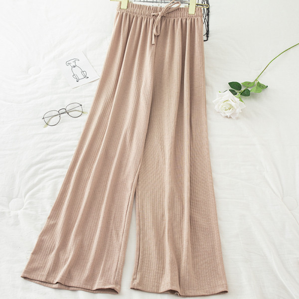 Naiste vabaaja pikad püksid elastse - laiad püksid