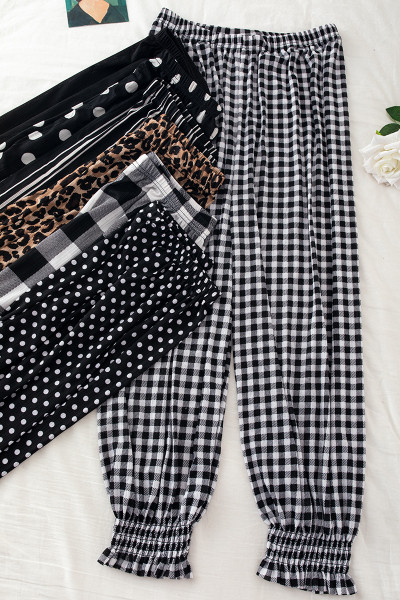 Ежедневни дамски дълги панталони с ластик на глезена - няколко модела