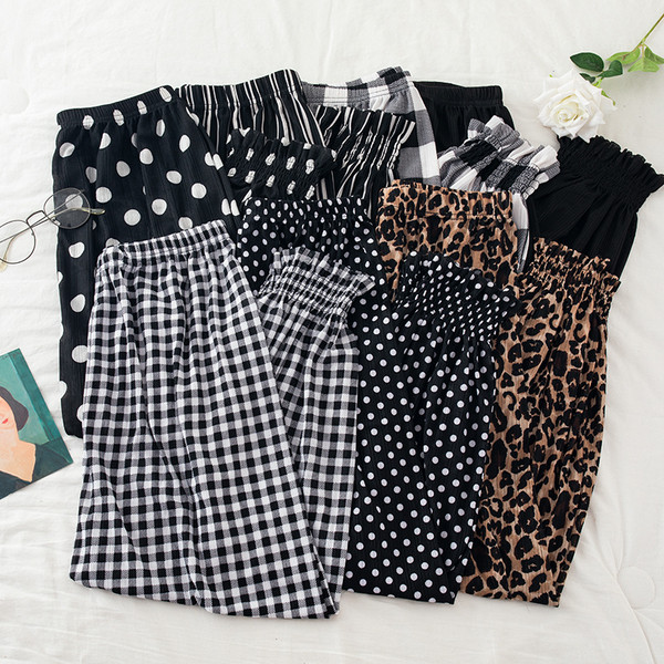 Ежедневни дамски дълги панталони с ластик на глезена - няколко модела