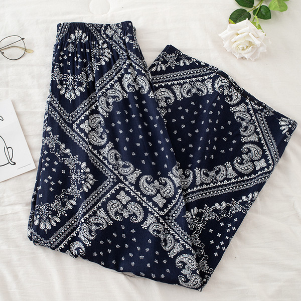 Alkalmi női nadrág magas derékkal - széles modell