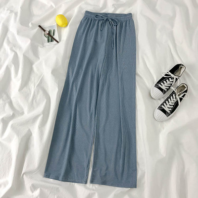 Női nadrág nyakkendővel - kivágott modell