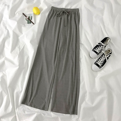 Női nadrág nyakkendővel - kivágott modell