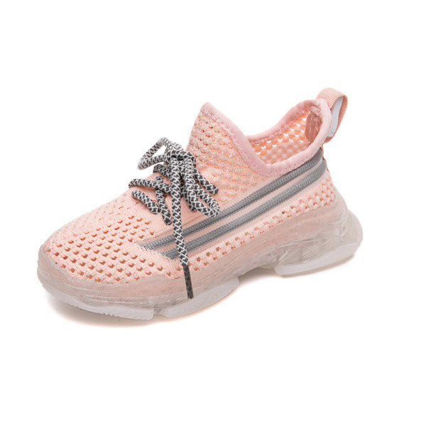 NAUJAS vaikiškų šviečiančių sportbačių su raišteliais modelis