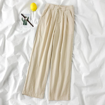 Pantaloni dama cu buzunare - model drept