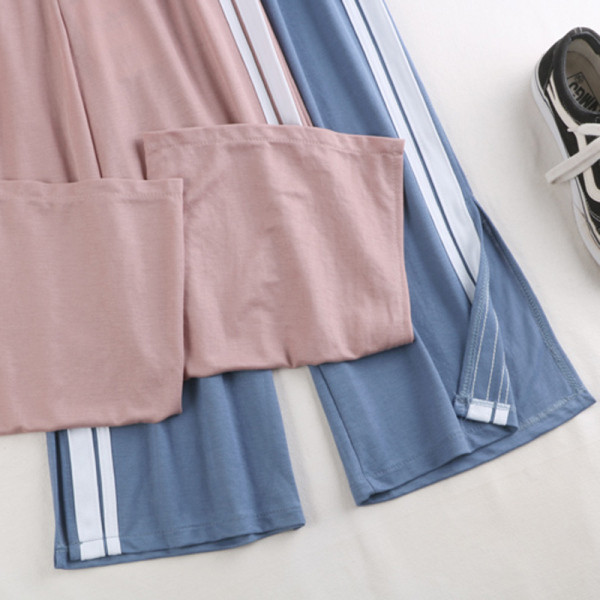 Alkalmi női nadrág szegéllyel, magas derékkal