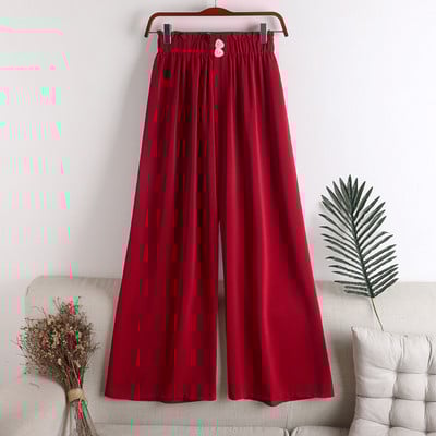 Naiste vabaaja kummiga püksid