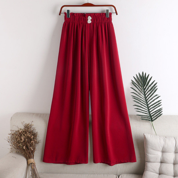 Naiste vabaaja kummiga püksid