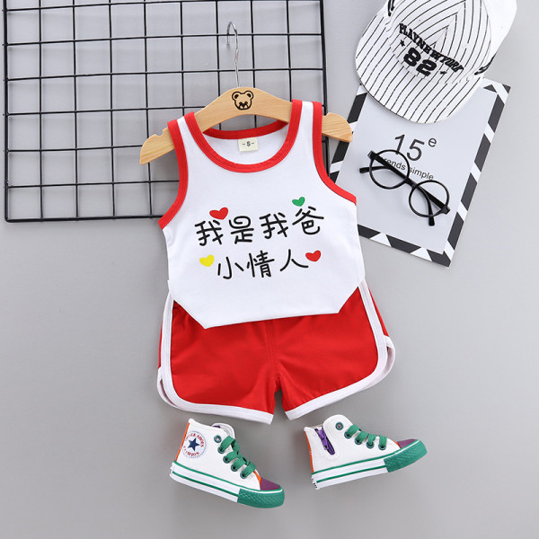 Nyári felső és rövidnadrág szett fiúknak