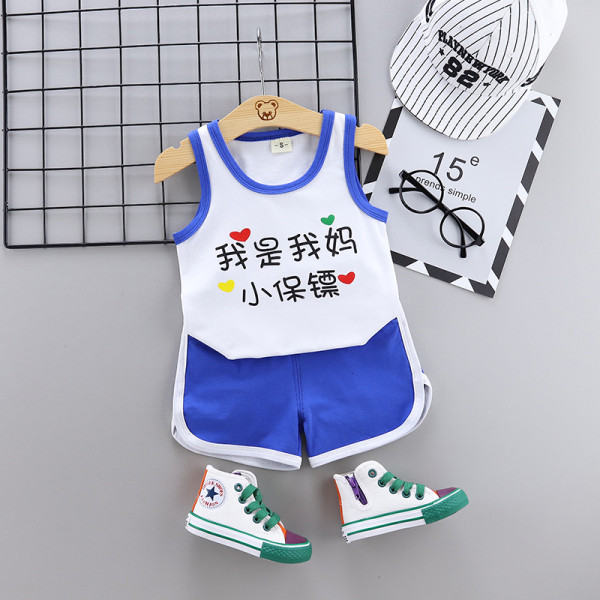 Nyári felső és rövidnadrág szett fiúknak