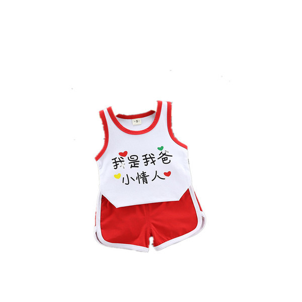 Nyári felső és rövidnadrág szett fiúknak