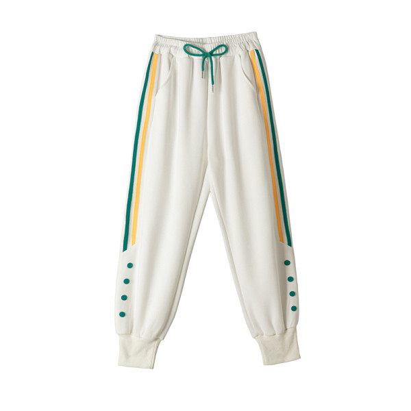 Alkalmi női sportnadrág szegéllyel