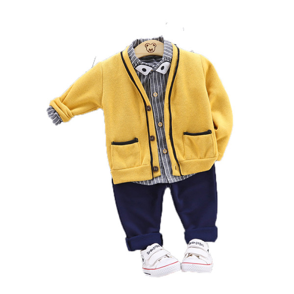 Három részből álló tavaszi-őszi gyerek szett fiúknak