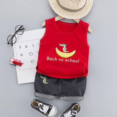 Μοντέρνο παιδικό σετ μπλούζα και σορτς - δύο μοντέλα