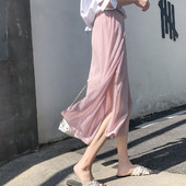 Sieviešu bikses ar šķēlumu un 7/8 garumu