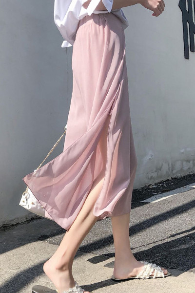 Sieviešu bikses ar šķēlumu un 7/8 garumu