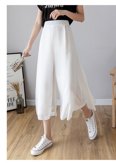 Sieviešu bikses ar augstu vidukli un 7/8 garumu