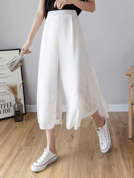 Sieviešu bikses ar augstu vidukli un 7/8 garumu