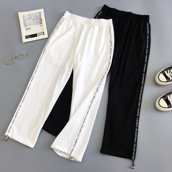 Pantaloni casual dama cu elastic