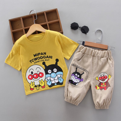 Nyári szett fiúknak pólóból és rövidnadrágból - két modell