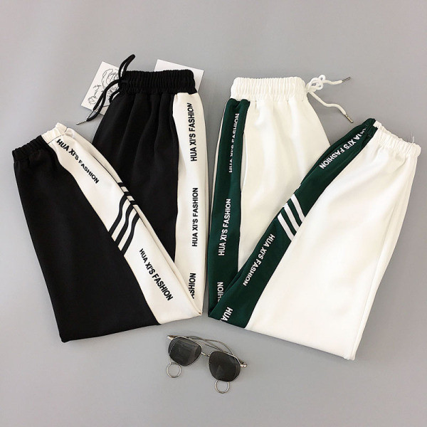 Női alkalmi nadrág gumírozással