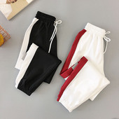 Pantaloni de dama cu elastic - model lat