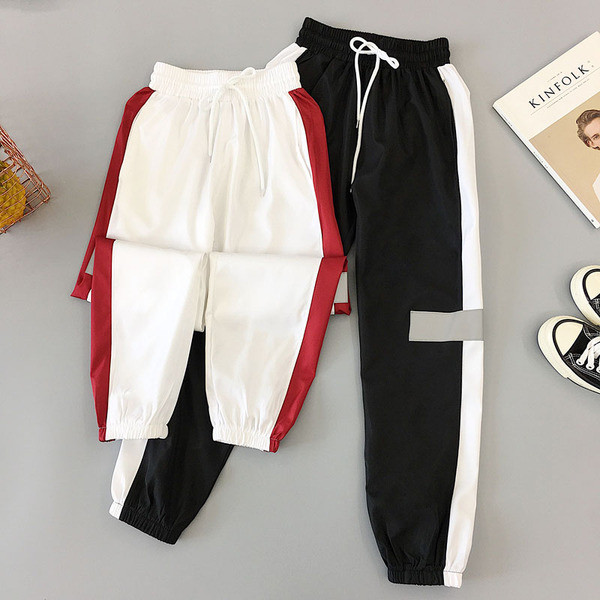 Pantaloni de dama cu elastic - model lat