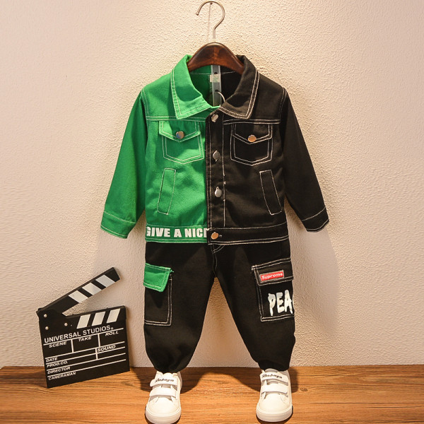 Új modell gyerek szett fiú kabát + nadrág fiúknak