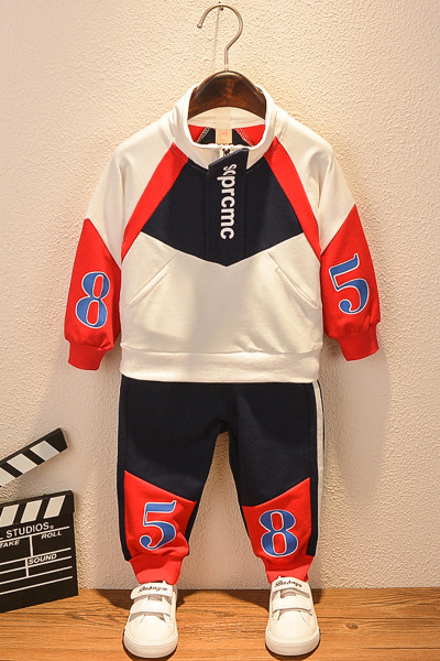 Sportisks bērnu komplekts no divām daļām zēniem piemērots rudenim un ziemai