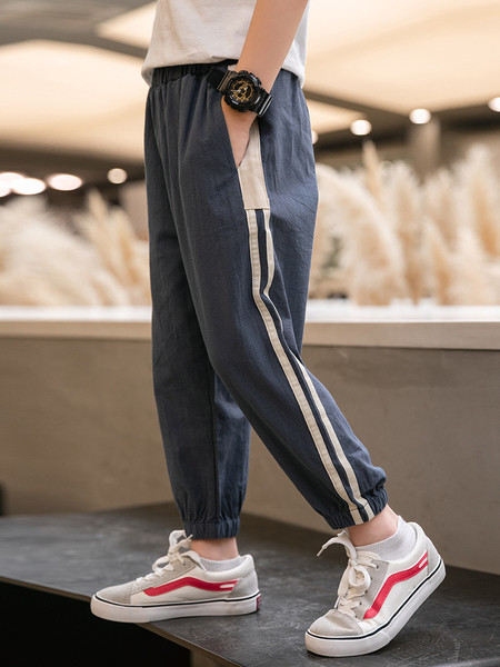 Kummiga vabaaja lastepüksid poistele