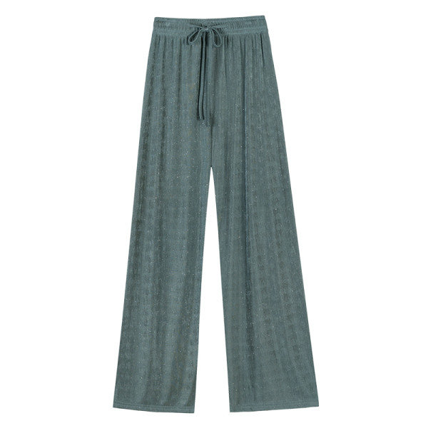 Női nadrág elasztikus derékkal - széles modell