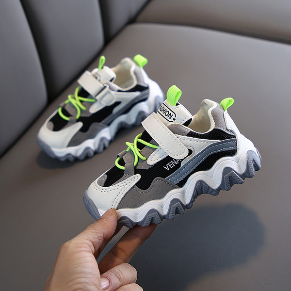 Adidași sport și de zi cu zi pentru copii, cu talpă aspră și petice